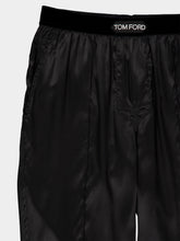 Tom Ford Black Satin Straight-Leg Trousers