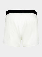 Tom Ford White Silk Boxer Shorts
