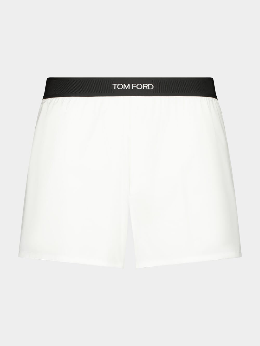 White Poplin Boxers