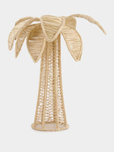 Coro Cora Beige Palm Tree Iraca Large Candle Holder