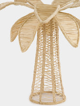 Coro Cora Beige Palm Tree Iraca Medium Candle Holder