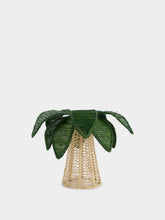 Coro Cora Dark Green Palm Tree Iraca Small Candle Holder