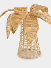 Coro Cora Dark Beige Palm Tree Iraca Small Candle Holder