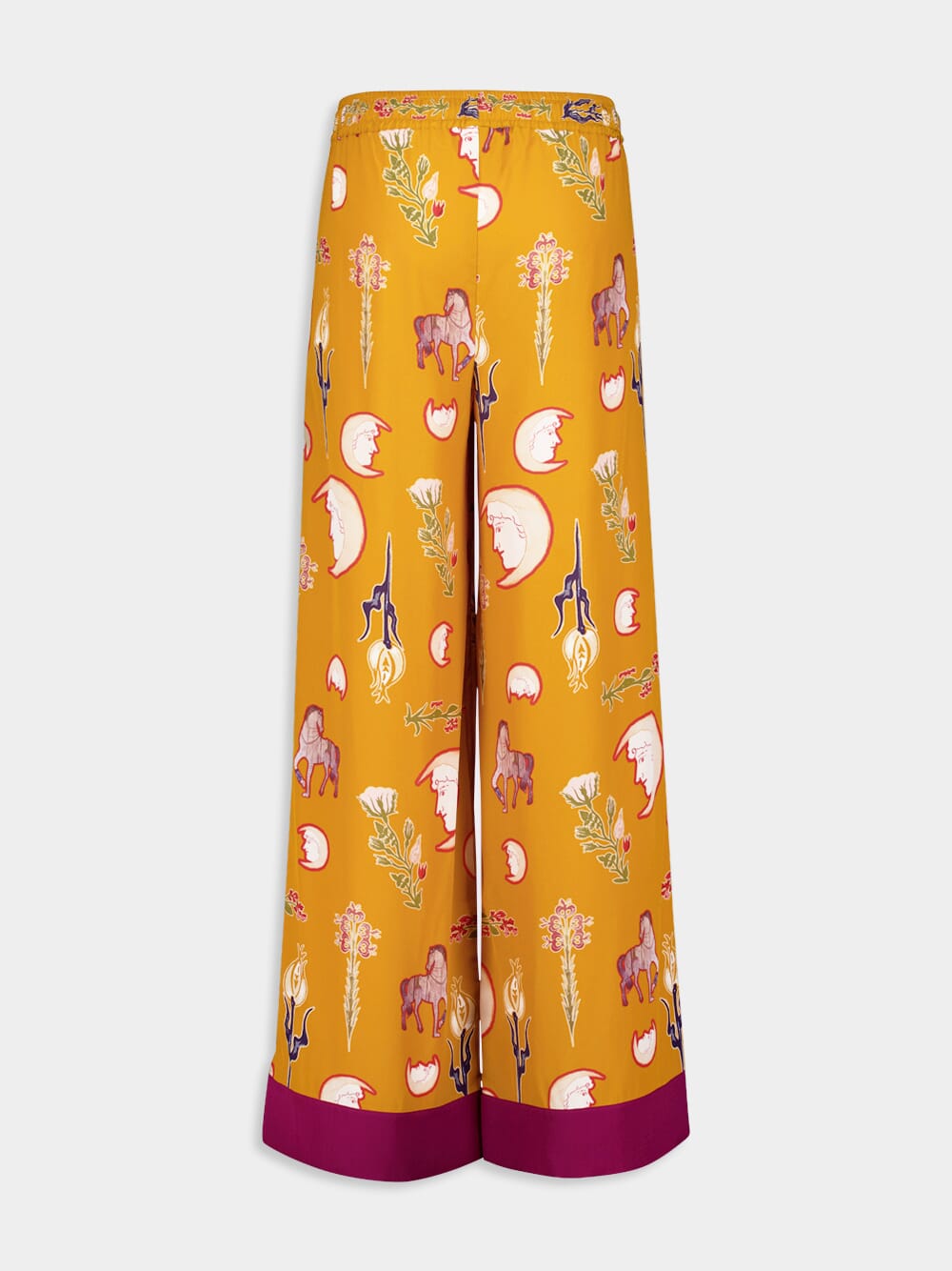 Taurus Printed Silk Crepe Pyjama Pants