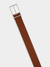 Tom Ford Brown Vacchetta Leather T Belt