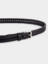 Tom Ford Black Woven Calf Leather Belt