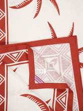 La DoubleJ Date Palms Brick Large Tablecloth