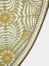 La DoubleJ Tudor Light Green Round Tablecloth