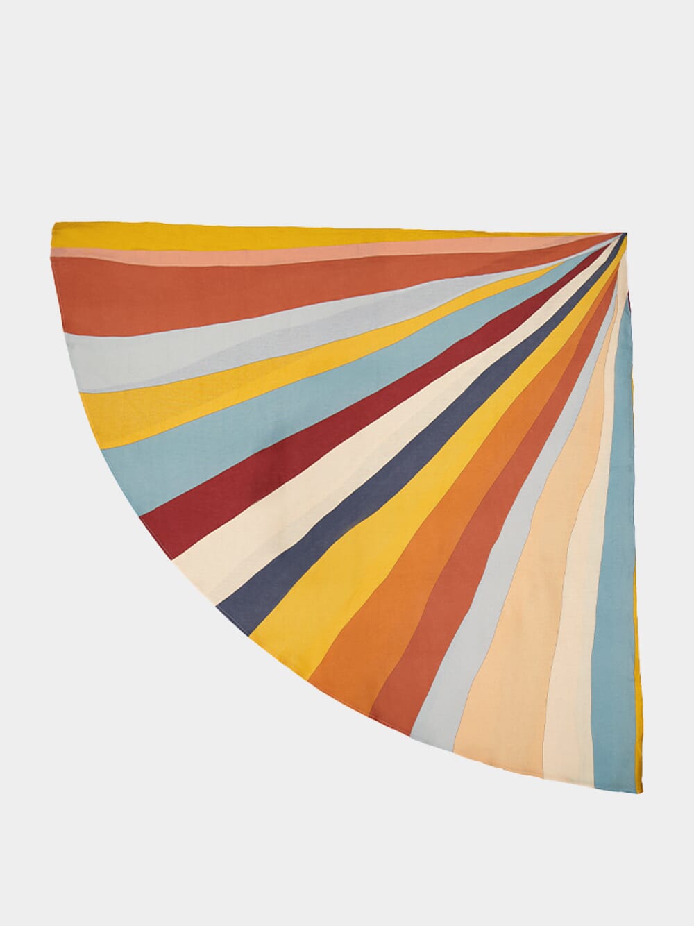 Rainbow Rays Round Tablecloth