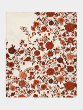 La DoubleJ Red Botticelli Placée Linen Medium Tablecloth