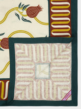La DoubleJ Ivory Melograno Placée Linen Medium Tablecloth