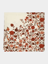 La DoubleJ Red Botticelli Placée Linen Large Tablecloth