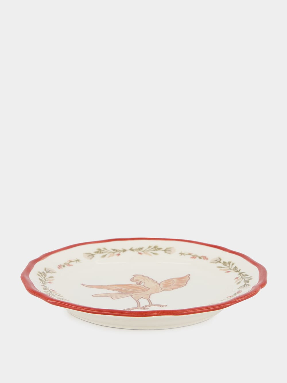 Seagull Handpainted Dessert Plate