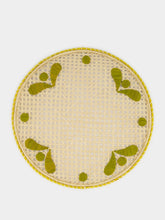 La DoubleJ Capri Green Raffia Placemats Set of 2