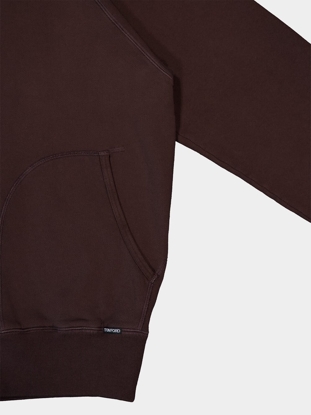 Brown Garment Dyed Hoodie