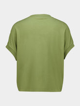 Marni Musk Green Cotton Logo T-Shirt
