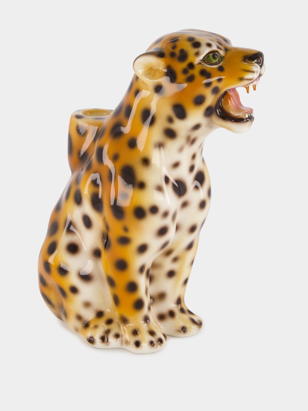 Leopard Ceramic Candle Holder