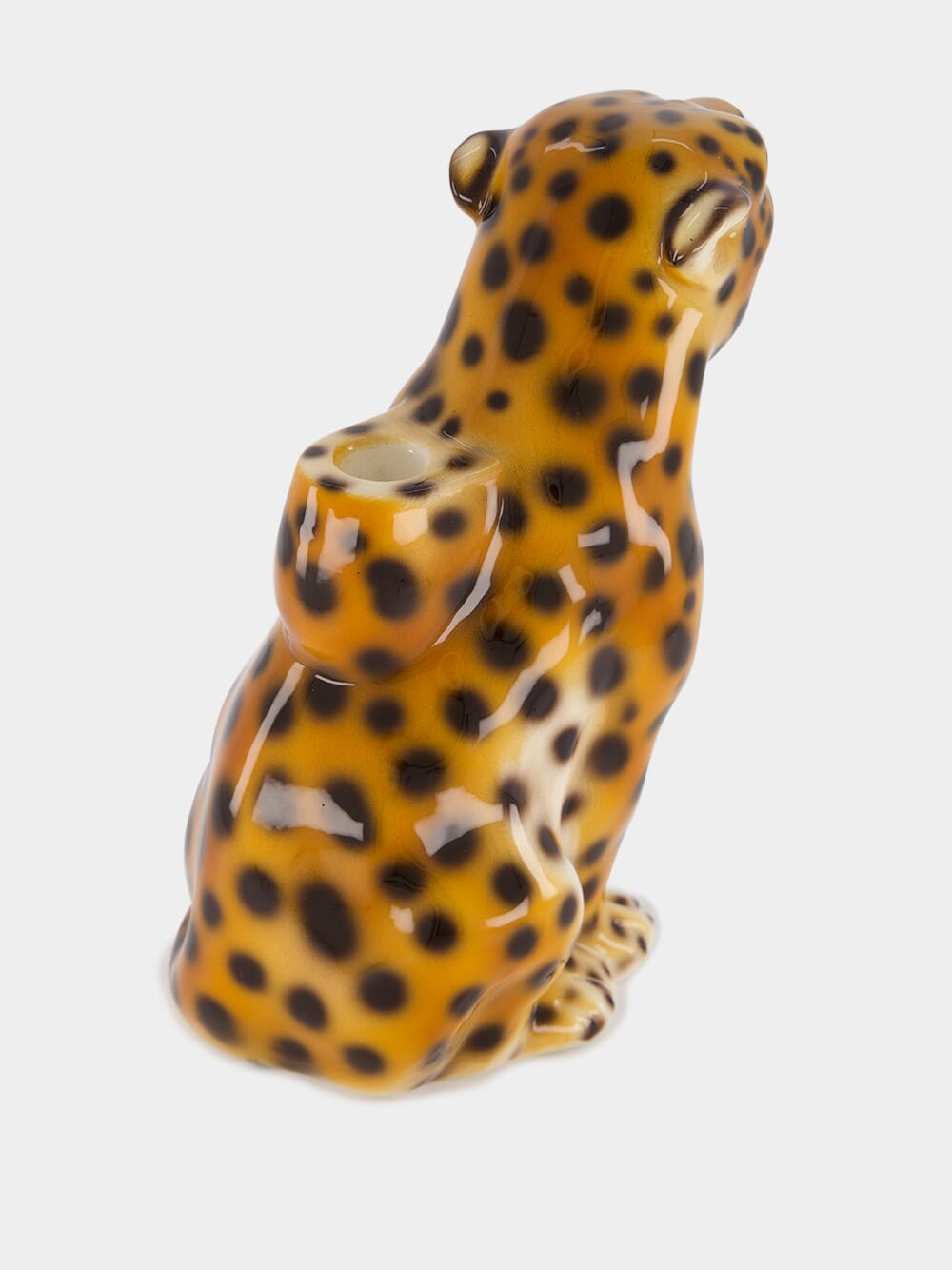 Leopard Ceramic Candle Holder