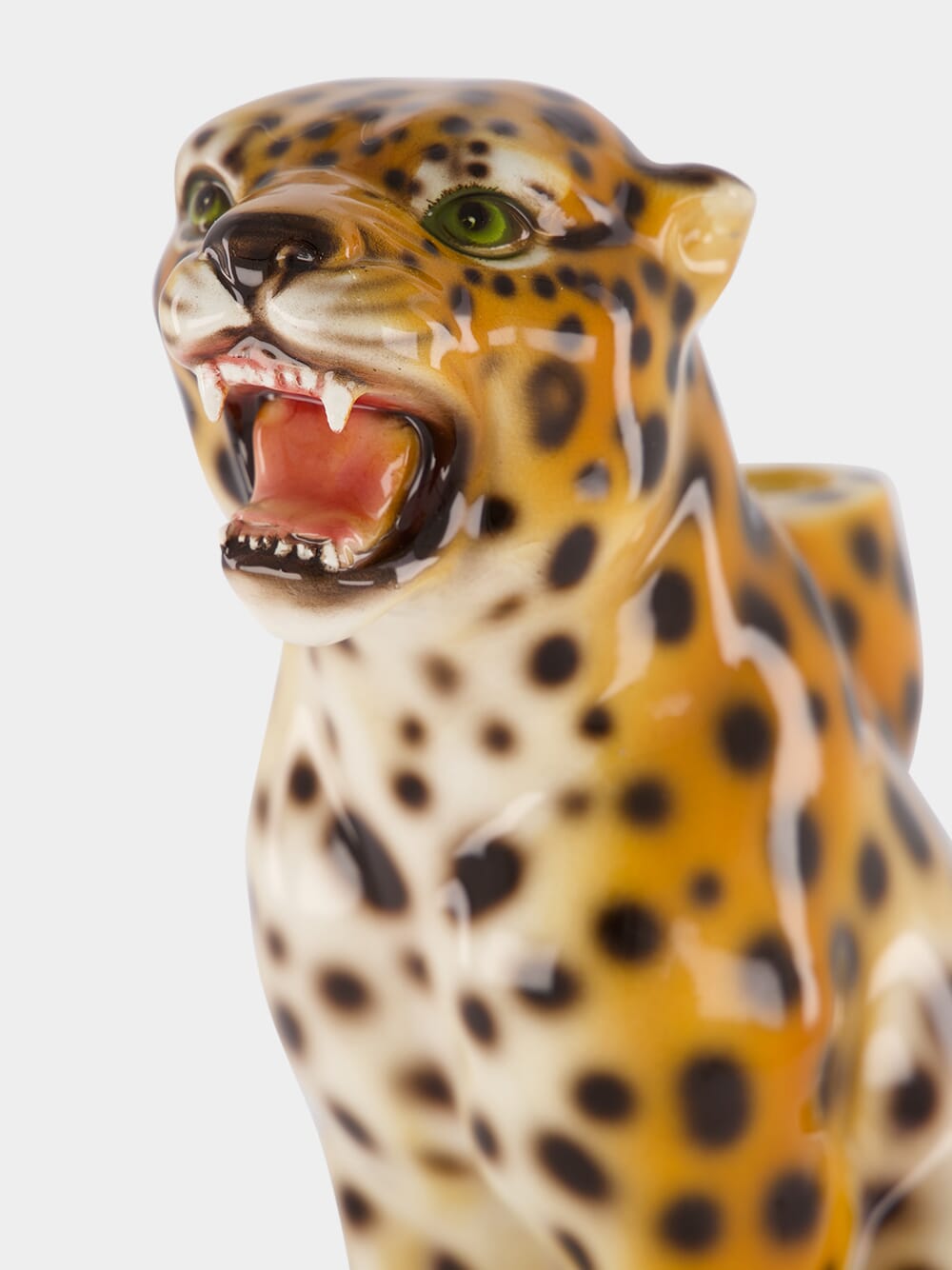 Leopard Ceramic Candle Holder