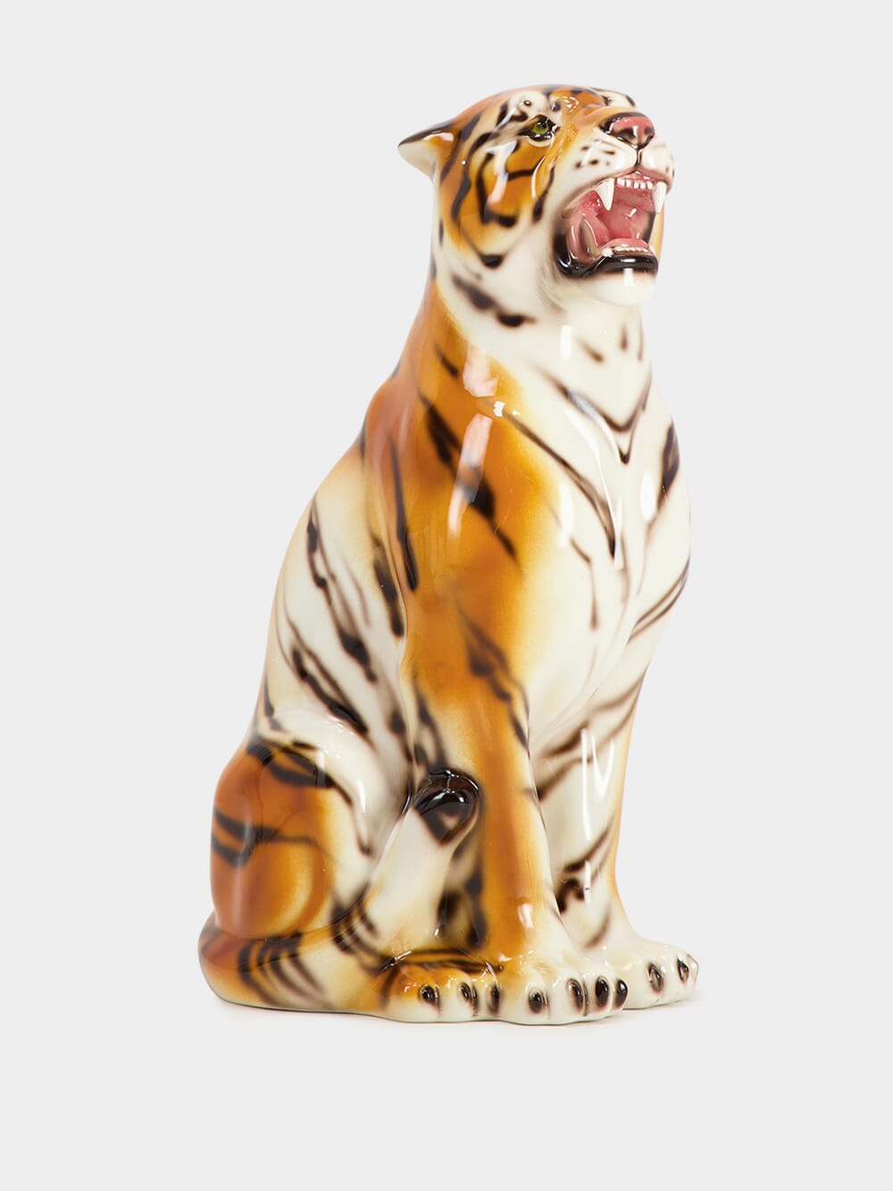 Les Ottomans Ceramic Leopard Sculpture | Fashion Clinic