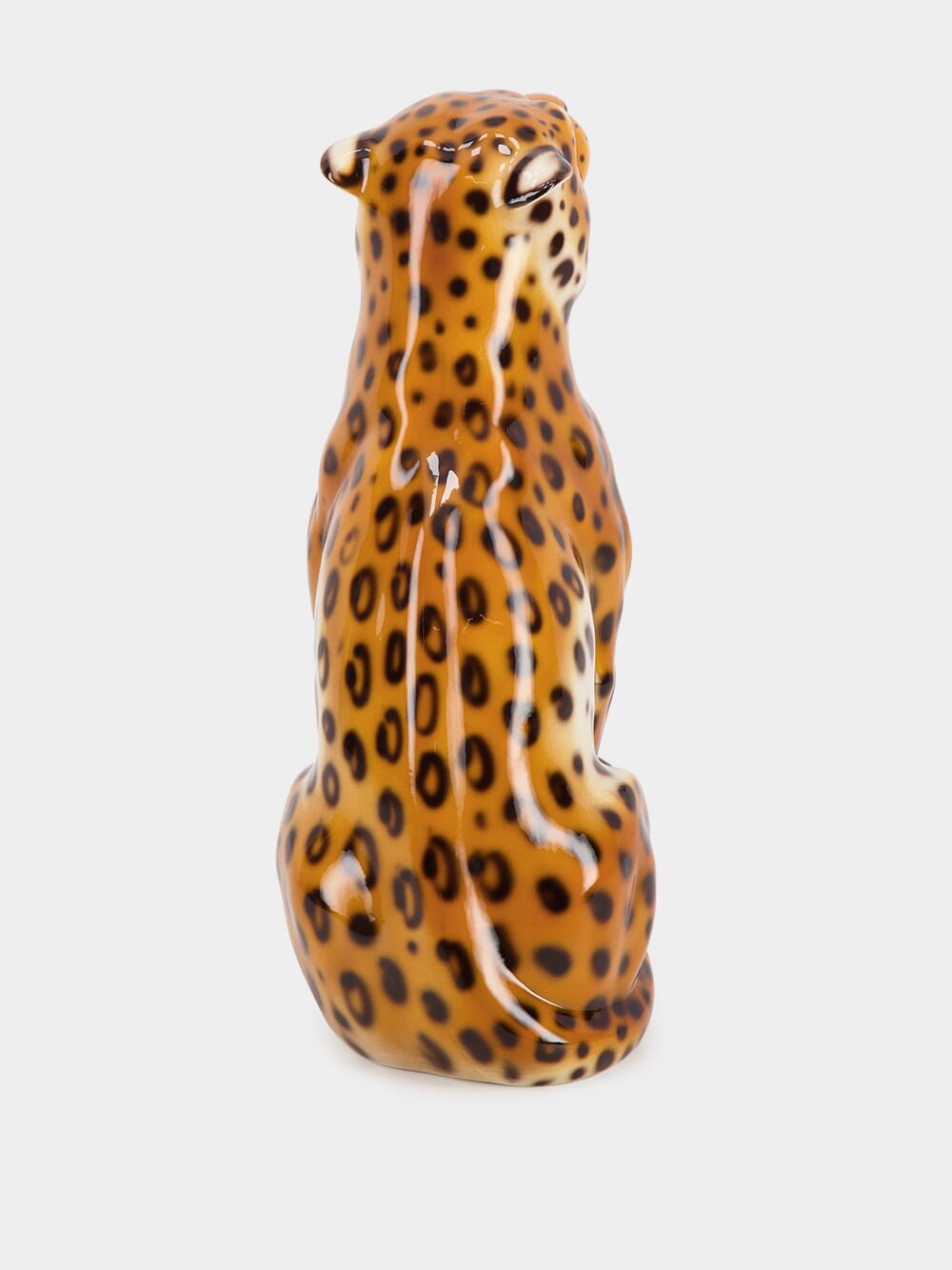 Hand-Painted Ceramic Leopard