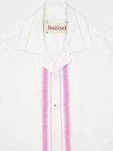 Baziszt White and Pink Strike Shirt