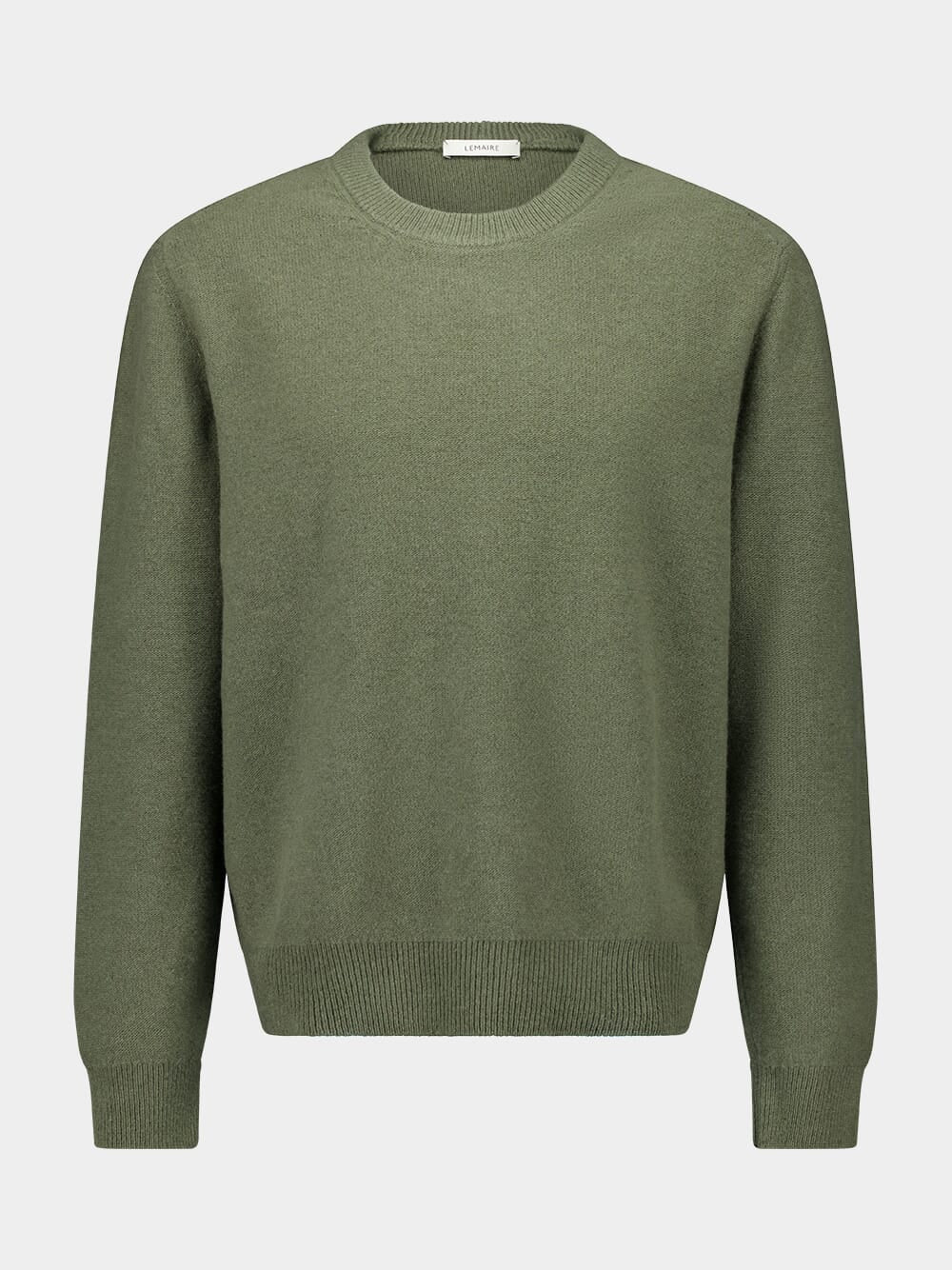 Green Wool Crew-Neck Jumper