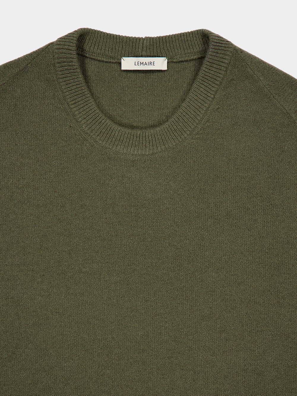 Green Wool Crew-Neck Jumper