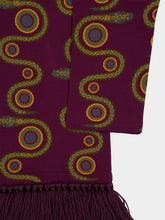 Paula Toadstool Natrix Jacquard Cardigan with Fringes