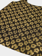 La DoubleJ Brown and Gold Silk Strap Top