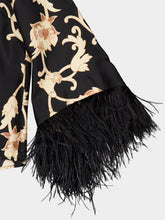 La DoubleJ Sylph Black Buttercup Silk Feather Top