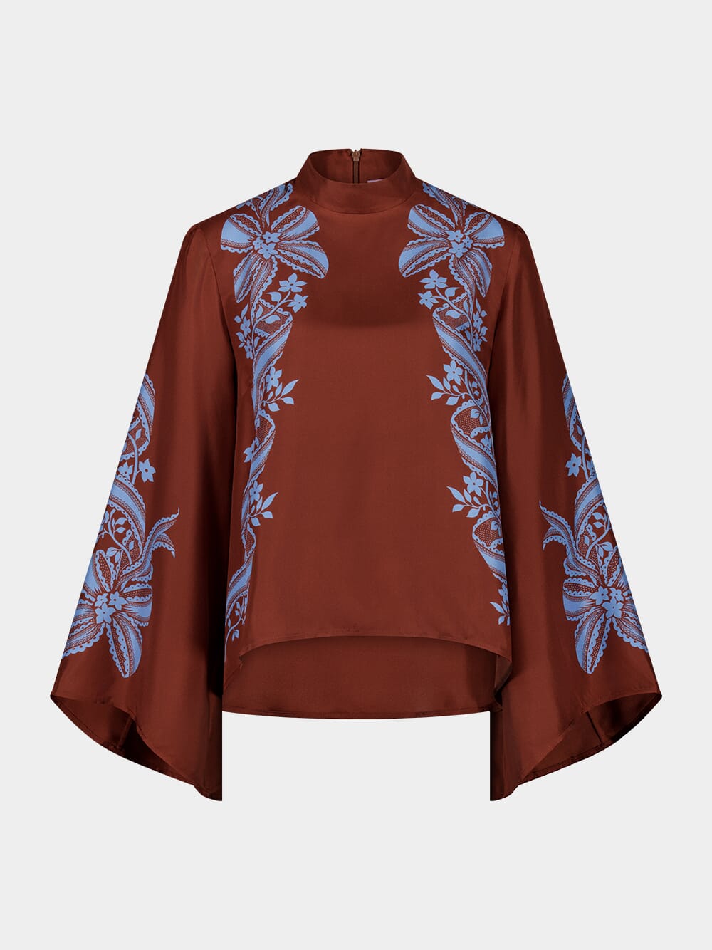 Signoria Placée Silk Twill Top