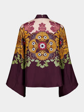 La DoubleJ Bounty Placée Long Sleeve High-Neck Top in Silk