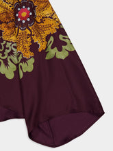 La DoubleJ Bounty Placée Long Sleeve High-Neck Top in Silk