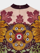 La DoubleJ Bounty Placée Long Sleeve High-Neck Top in Silk