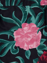 La DoubleJ Black Silk Floral Long-Sleeve Top