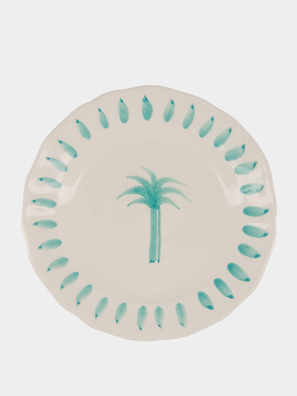 Tropical Palm Dessert Plate