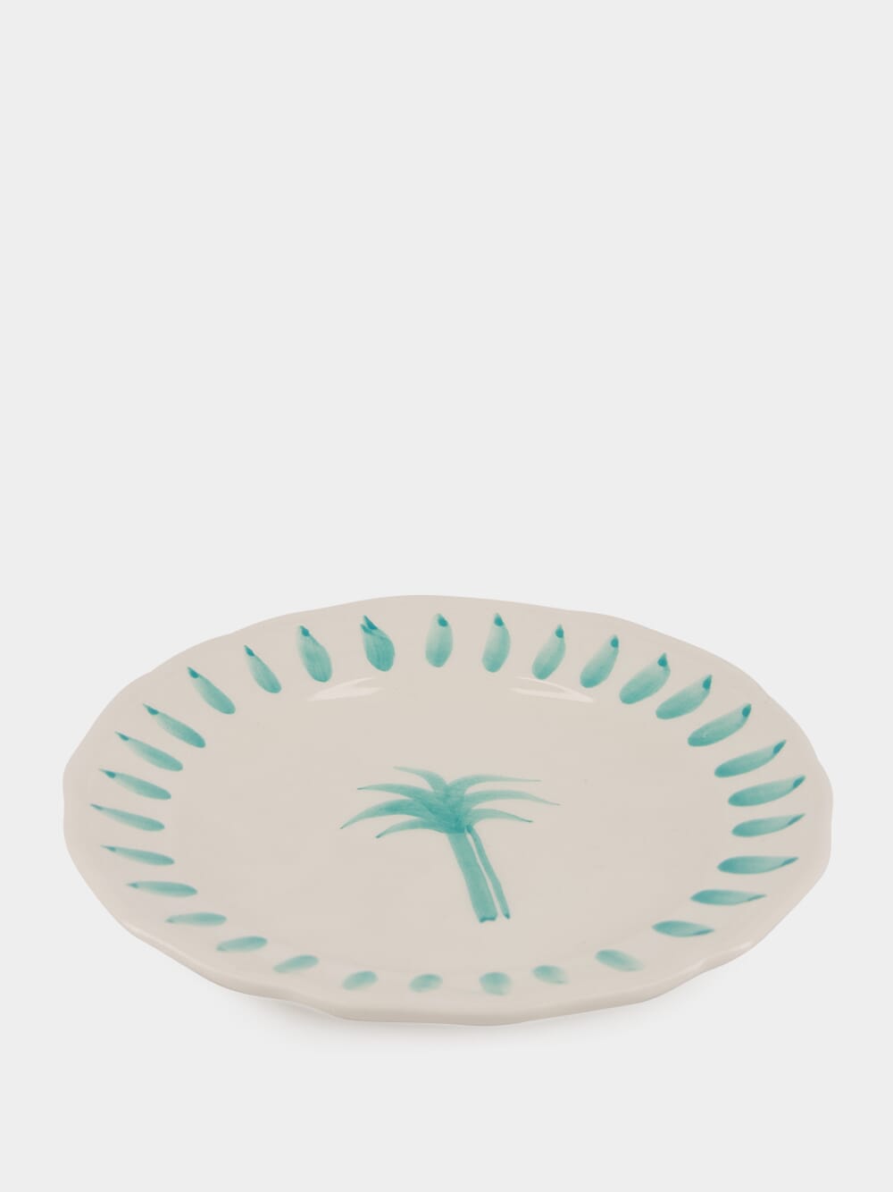 Tropical Palm Dessert Plate