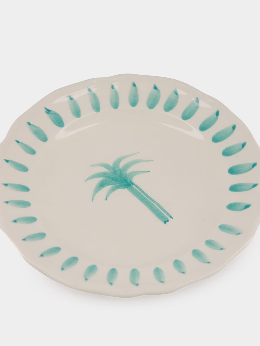 Tropical Palm Dessert Plate