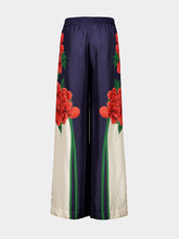 La DoubleJ Queen Peony Placée Blue Palazzo Pants