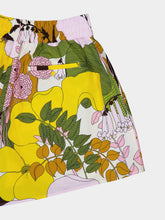 La DoubleJ Big Flowers-Print Cotton Shorts