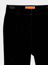 La DoubleJ Black Cotton Straight-Fit Trousers