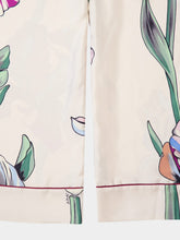 La DoubleJ Iris Placee Floral Silk Pajama Trousers