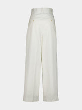 La DoubleJ White Brooklyn Cotton Trousers