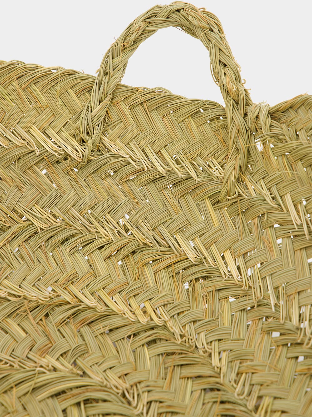 Low Grass Basket with Handles