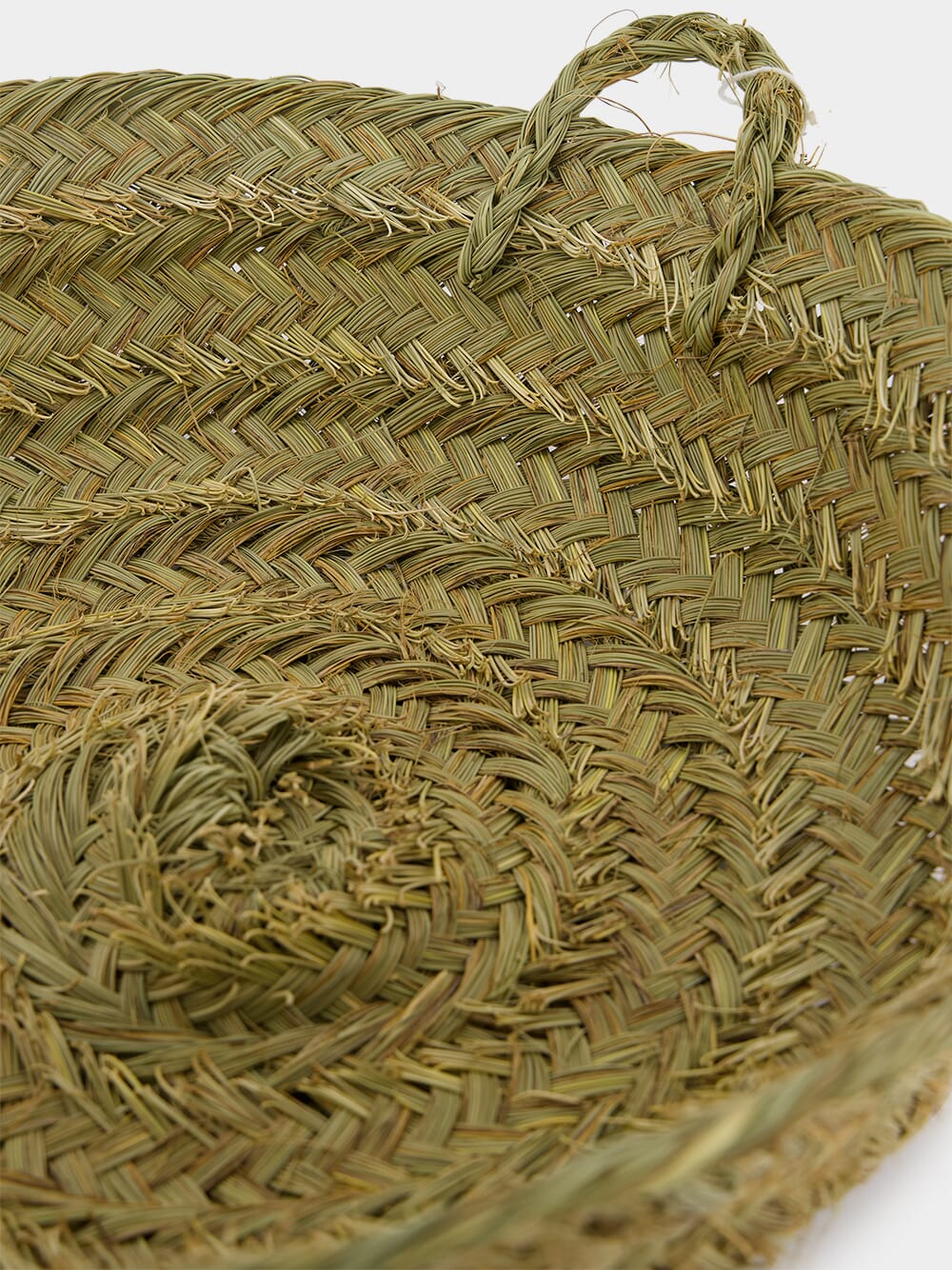 Low Grass Basket with Handles