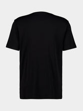 Lemaire Black Ribbed Jersey Scoop-Neck T-Shirt