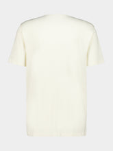 Lemaire Light Cream Ribbed Jersey Scoop-Neck T-Shirt