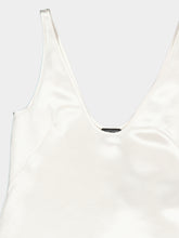 Tom Ford Off-White Silk Scoop Neck Tank Top