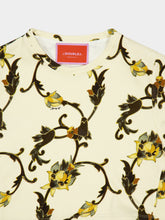 La DoubleJ Buttercup White La Scala Feather-Trim T-Shirt